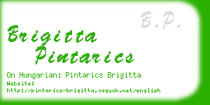 brigitta pintarics business card